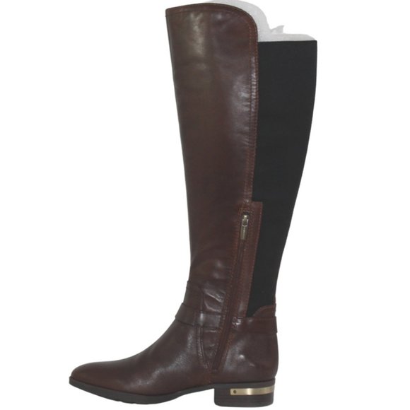 Vince Camuto Leather Medium Calf Tall Shaft Boots - Picture 10 of 11